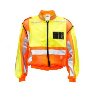 Lime/Orange Traffic Reflective Vest – Detachable Sleeve