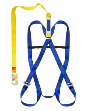 Basic Harness SN1- Energy absorbing Lanyard with 1 Snap hook