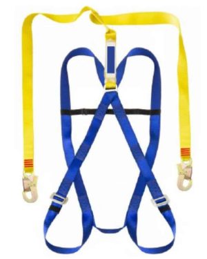 Basic Harness SN2- Energy absorbing Lanyard with 2 Snap hook