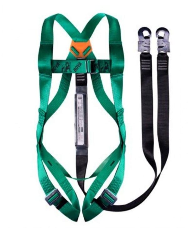 Bova Standard Harness Double Leg Lanyard with Snap Hooks