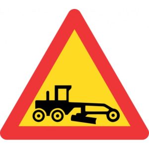 TW337 - Temporary Grader Working Road Sign