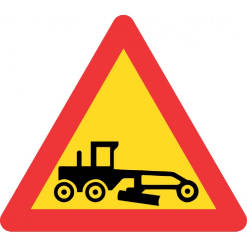 TW337 - Temporary Grader Working Road Sign
