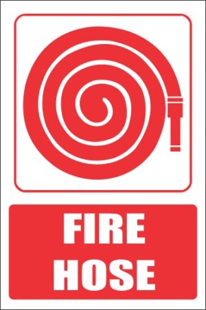 FB3E - Fire Hose Explanatory Safety Sign