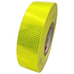Lime Reflective Vehicle Conspicuity Tape (Prismatic) - 50m