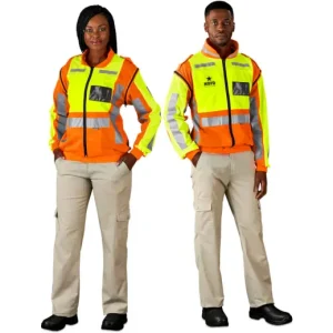 Metro Reflective Jacket with Detachable Sleeves