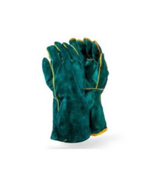 PIONEER 8 GREEN LINED ELBOW LENGTH WITH REINFORCED PALM MOQ 12