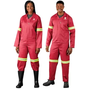 Trade Polycotton Reflective Conti Suit - Yellow Tape