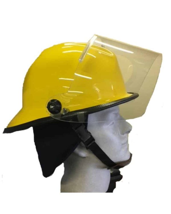 Industrial Fire Fighting Helmet Colour : Yellow or Red (Not NFPA)