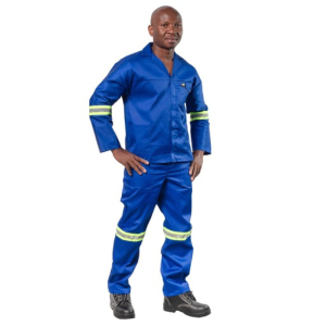 ROYAL BLUE CONTI SUITS WITH REFLECTIVE